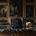 IVN Dad Hat — Black Marble Gold Sculpture