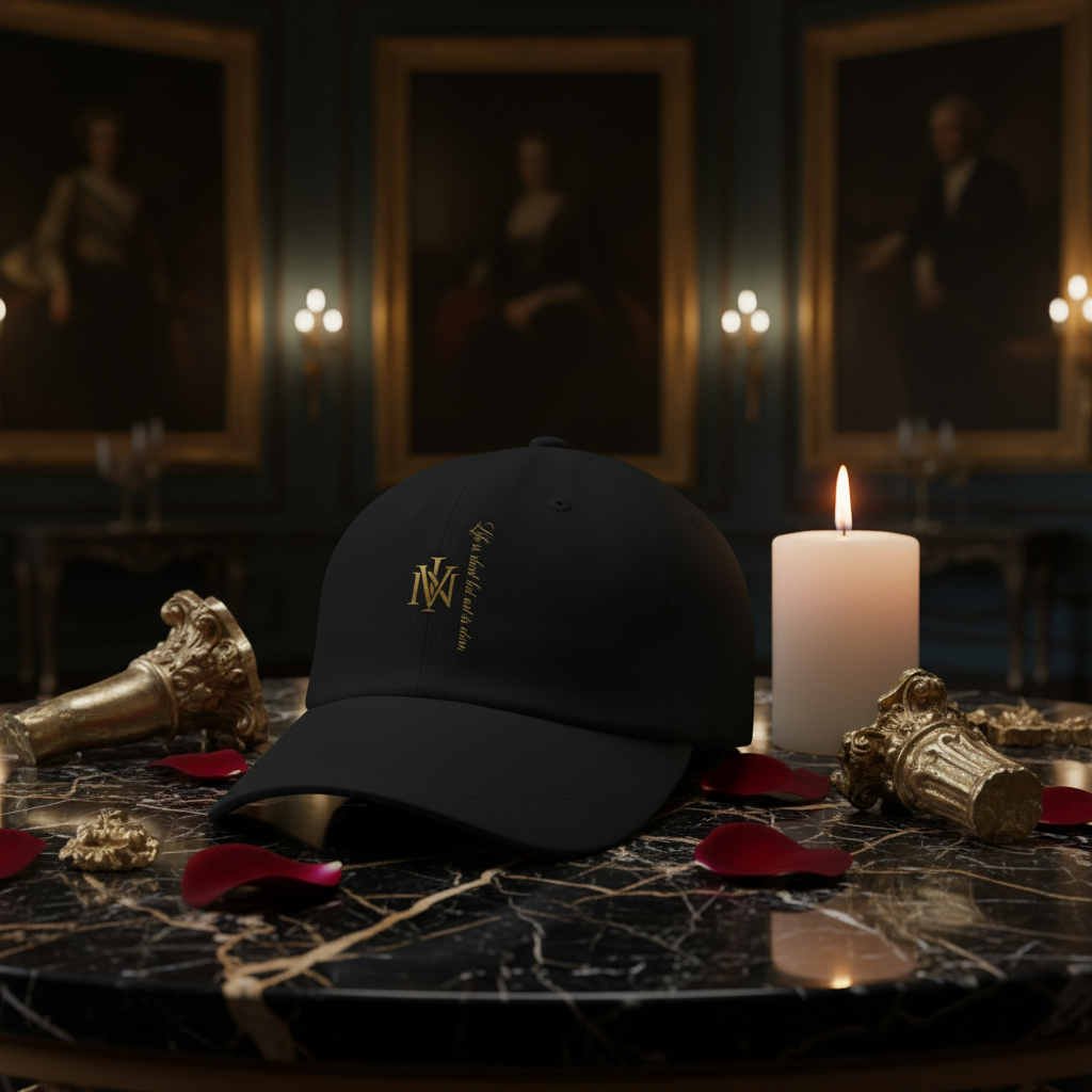 IVN Dad Hat — Dark Luxury Still Life